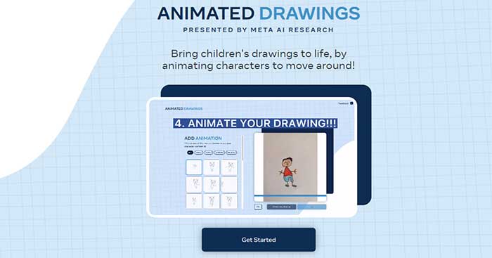 Convert drawings 2D into fun animations with Animated Drawings
