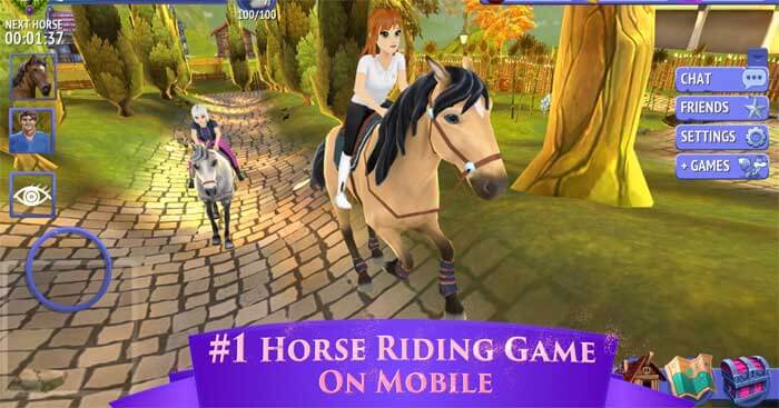 Horse Riding Tales is the number one horse racing game. on mobile