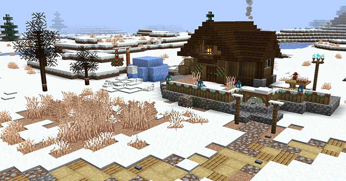 Decorative Winter Mod sẽ thêm vào Minecraft các khối trang trí chủ đề mùa đông