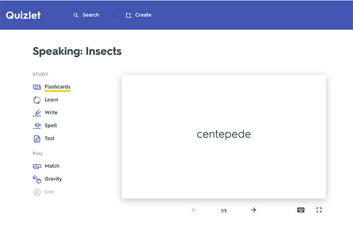 TOP ứng dụng tạo câu đố, câu hỏi trắc nghiệm thành bài kiểm tra Quizlet