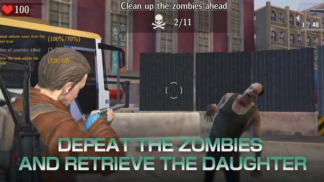 Kill zombies and save your daughter