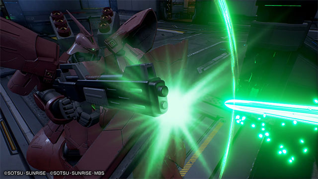 Lối chơi hành động nhanh vô cùng hấp dẫn trong Gundam Evolution game