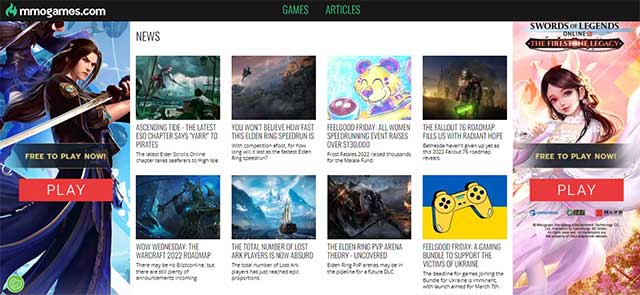Mmogames also provides news, articles and reviews related to MMO games