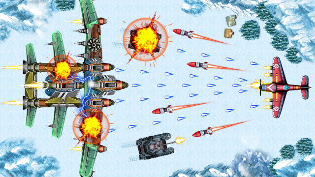 Fly to destroy enemies in the game Strike Force 2 - 1945 War