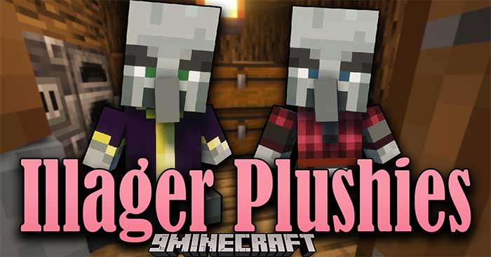  Illager Plushies Mod will introduce into Minecraft new stuffed animals inspired by Illager