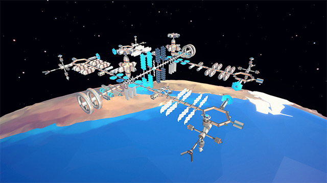 Space Station Designer is a simulation game to design your own space station