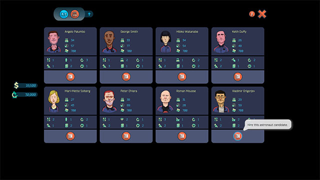 Manage personnel, assign astronauts to each mission and event in the Space Station Designer game