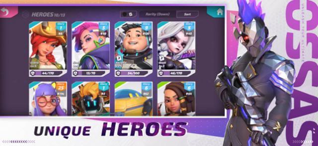 New heroes for you to choose from, fight