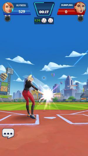 Show off your pitching and batting skills in the game Baseball Club 
