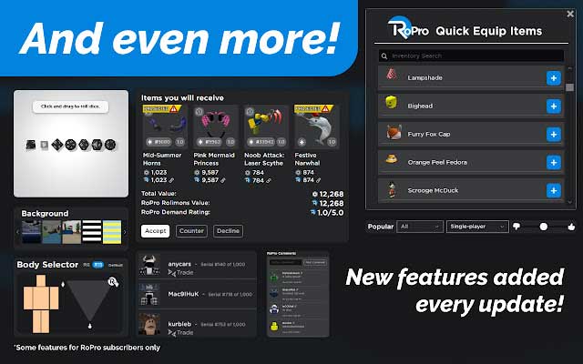 Dozens of attractive enhancements are waiting for you to discover