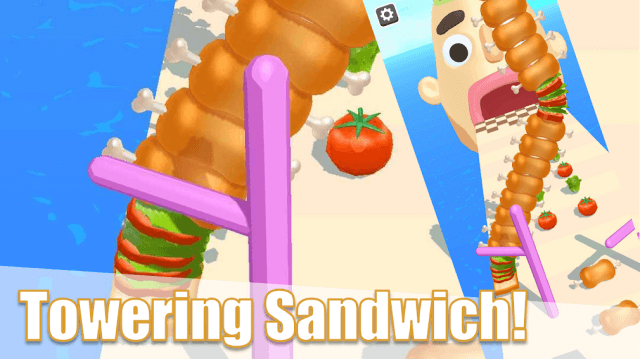 Create a delicious layered sandwich in game Sandwich Runner
