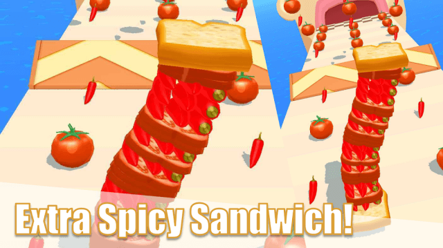 Don't make the sandwich too spicy!