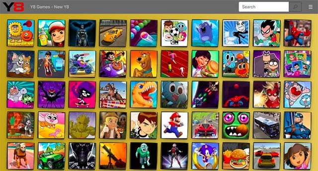 Discover more than 60,000 games on the Y8 portal