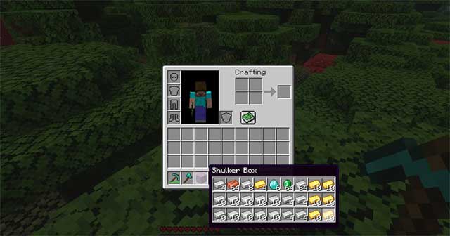 Shulker box is considered a useful chest to store and preserve items