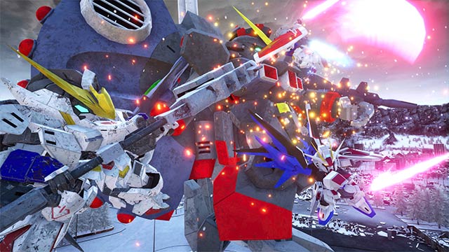 SD Gundam Battle Alliance PC sở hữu đồ họa và hiệu ứng miễn chê