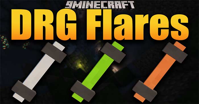 DRG Flares Mod 1.17.1 - 1.18 .2 will add color flares to Minecraft