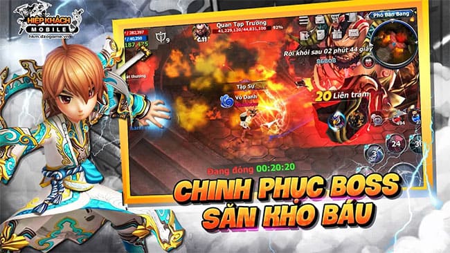 Chinh phục Boss - Chinh phục kho báu bí ẩn