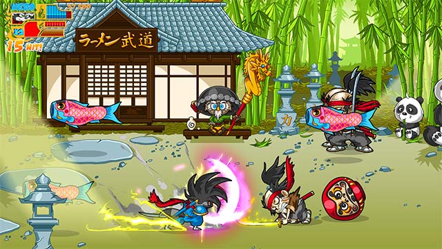 Jitsu Squad is a fast action game based on classic Japanese martial arts