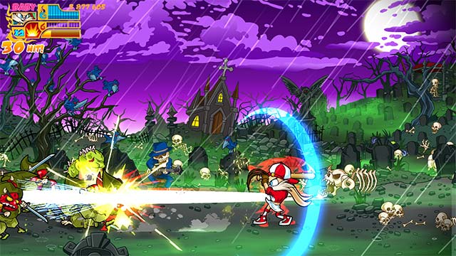 Combine skills and powers to create a powerful warrior in the game Jitsu Squad