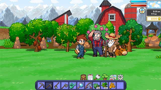Customize, upgrade, and decorate your farm to your liking
