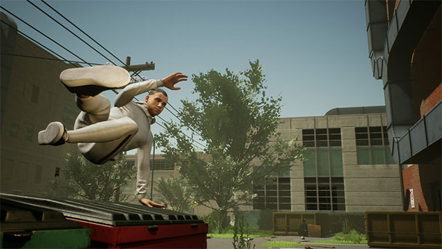 Parkour skills, speed, and cunning help you complete difficult missions in Hooligan Simulator