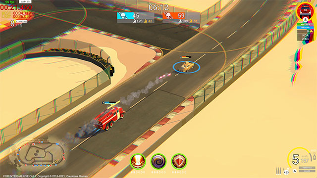 Team:Cars gives you access to a shooting racing experience strategic teamwork
