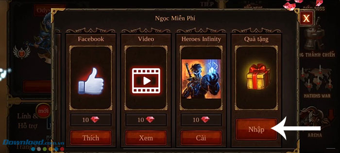 Hướng dẫn nhập code và các code Epic Heroes War mới nhất Epic-heroes-war-2