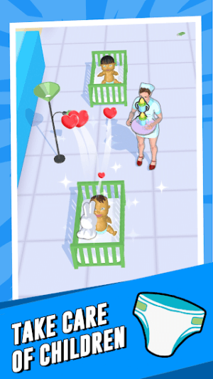 Childcare Master is a fun baby care simulation game