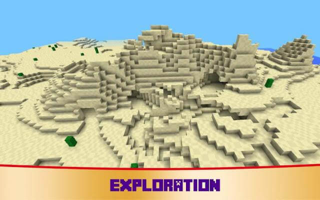 Explore a unique cube world
