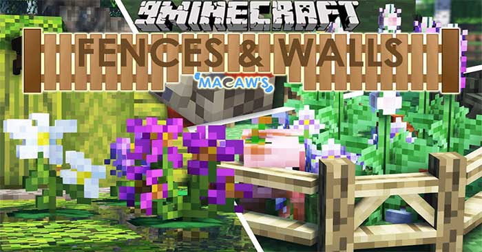 Macaw's Fences and Walls Mod will add new fence and wall design game