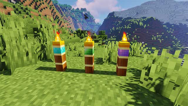 These torches will block mobs spawn in a large area