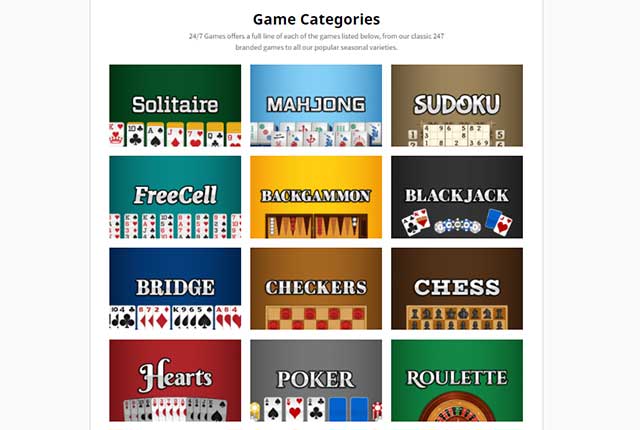 247 Games is an online web game for lovers of classic games