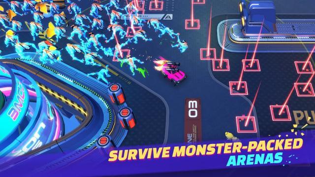 Drive and Effort Survive in the monster-filled arenas of Crimson Wheels