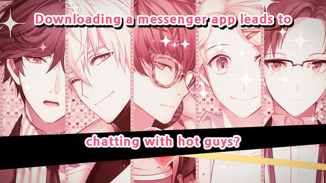 Download Mystic Messenger game and chat with hot guys