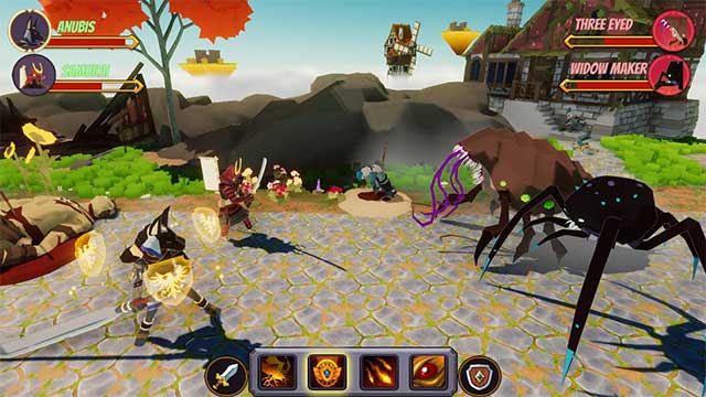 Fight with a variety of horror monsters on the island