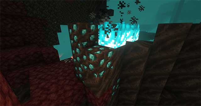 This mod also includes new minerals like quartz and Nether iron ore