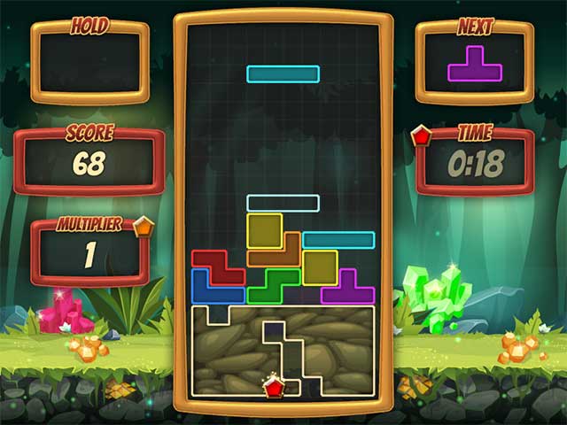 Tetris Gems is A brand new variation of the classic Tetris tile game