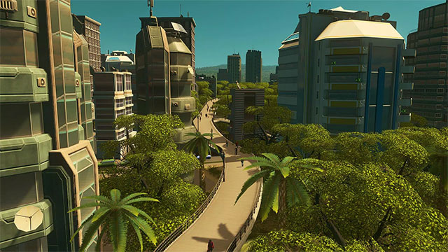Freely develop your own realistic city in the game Cities: Skylines Mobile