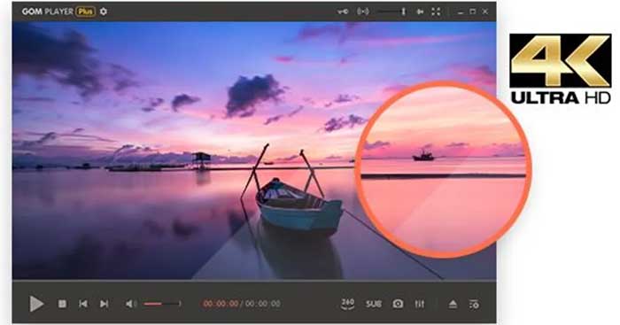  GOM Player Plus Phần mềm xem video 4k độ phân giải cao