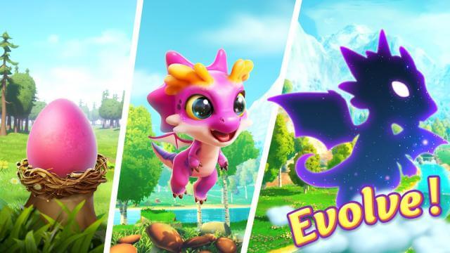 Hat, evolve and evolve your dragons in the Merge Tales - Merge gane 3 Puzzles