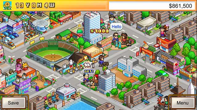 Venture Towns is a construction simulation and city management game! pixel graphics