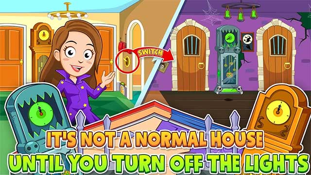My Town: Halloween Ghost Game for iOS is a cute haunted house exploration game. 