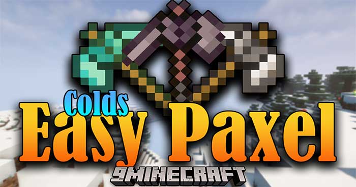 Colds Easy Paxel Mod will add to Minecraft a new powerful tool called Paxel