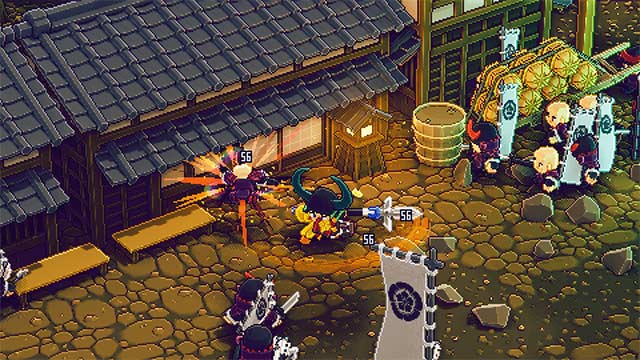 Samurai Bringer is a classic fast-paced Roguelite action game