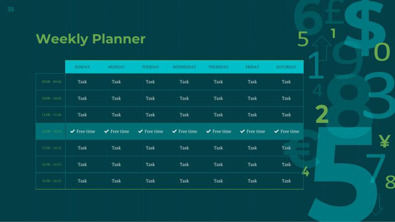 Mẫu thuyết trình Tài chính xanh Slide 35