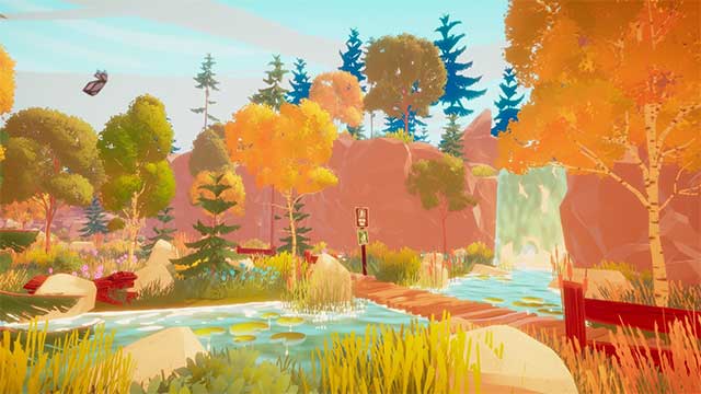 Grand Hike's graphics are designed to provide a relaxing atmosphere