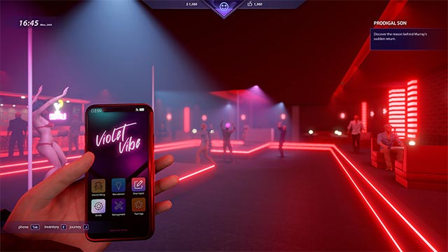 Nightclub Manager: Violet Vibe is a vibrant, modern city dancer business simulation game