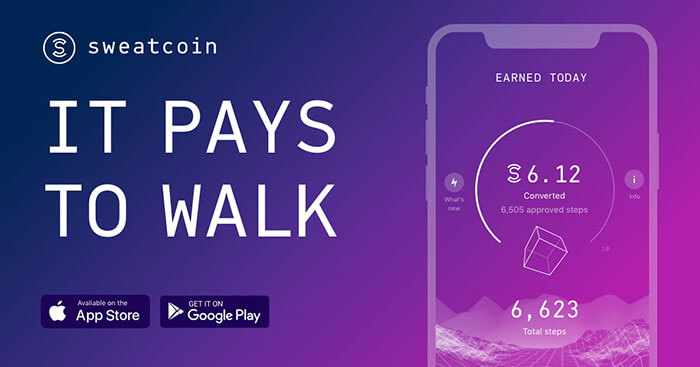 Sweatcoin cho iOS 119.0 - Ứng dụng đếm bước chân, đi bộ kiếm tiền