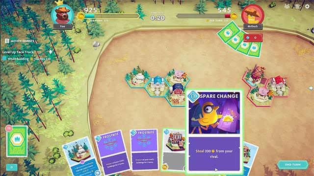 Wild Country PC is a blend of CCG strategy card quest with city building