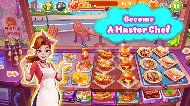 Become a master chef, cook delicious food in Cooking Speedy game 